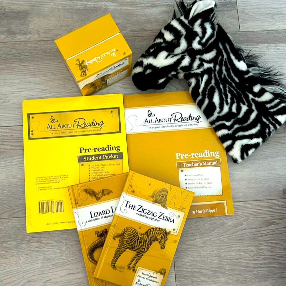 New and unopened all about reading curriculum pre-reading.